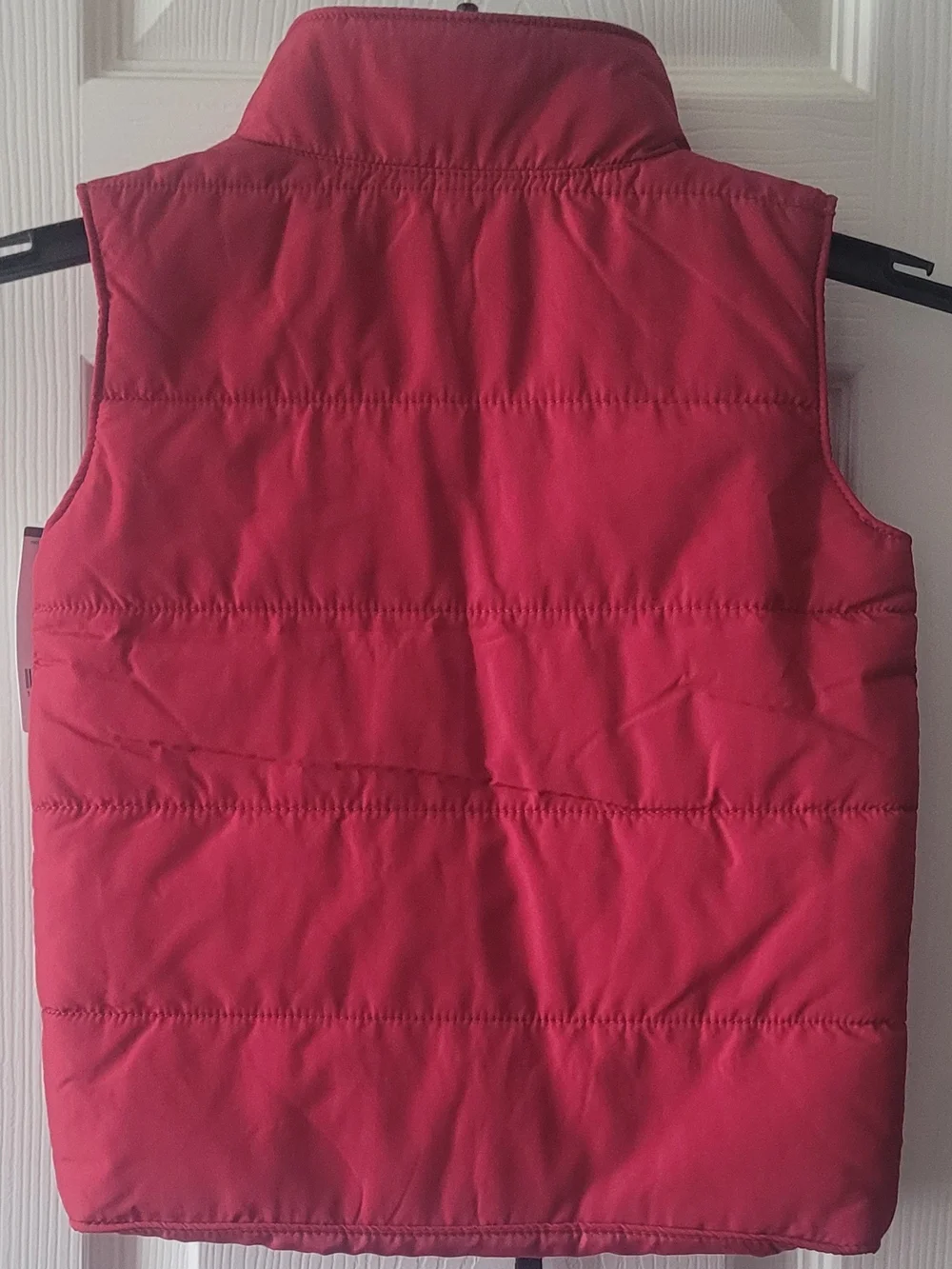 Carter's Red Puffer Vest with Sherpa Lined Collar.